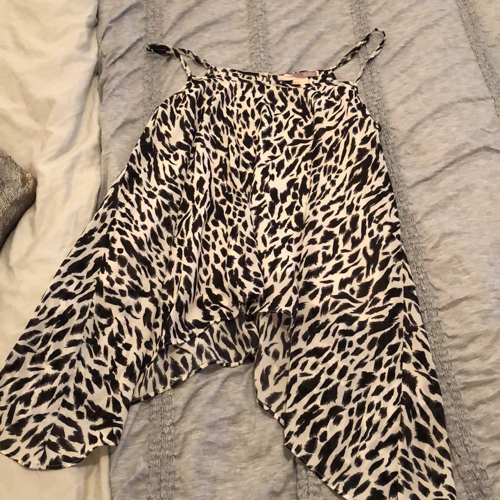 Animal print tank